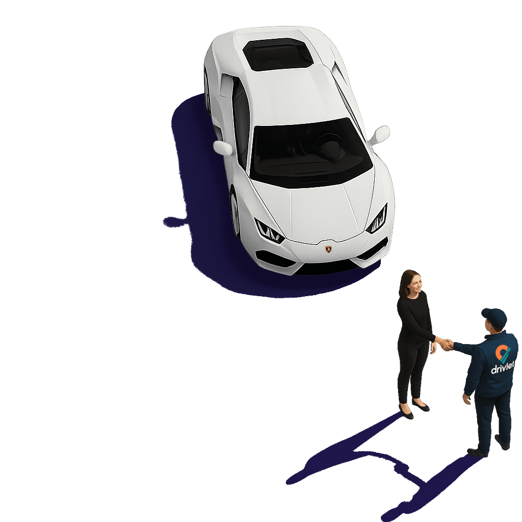 Drivlet car service pickup and delivery. We collect and return your car